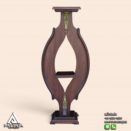 Antique Stand with Bronze Ornaments