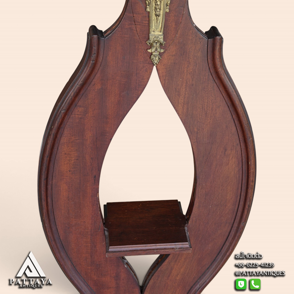Antique Stand with Bronze Ornaments