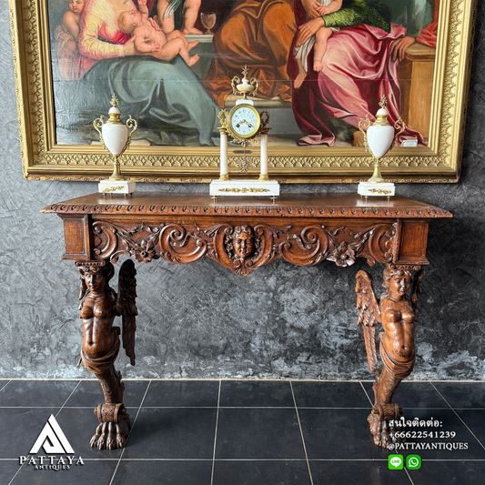 Antique French console table