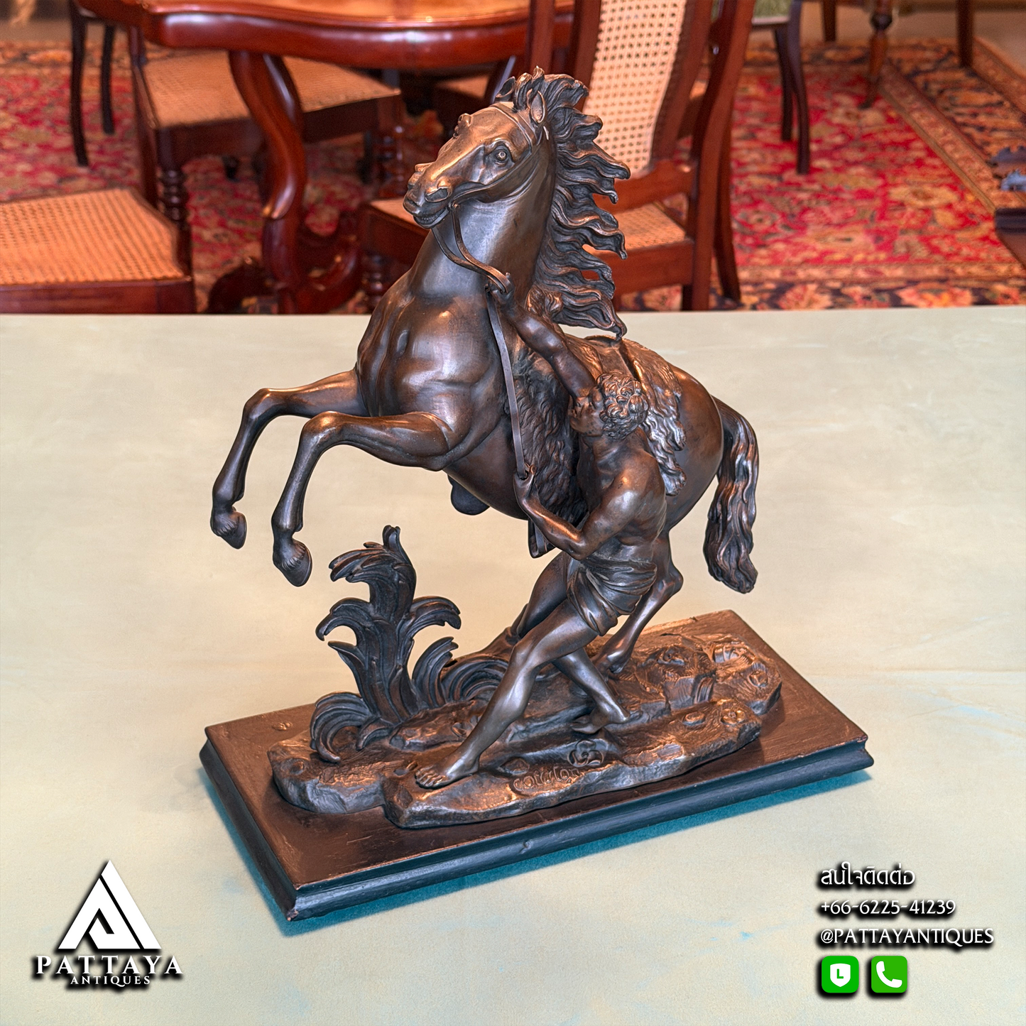 Bronze Sculpture Marly's Horse after Guillaume Coustou