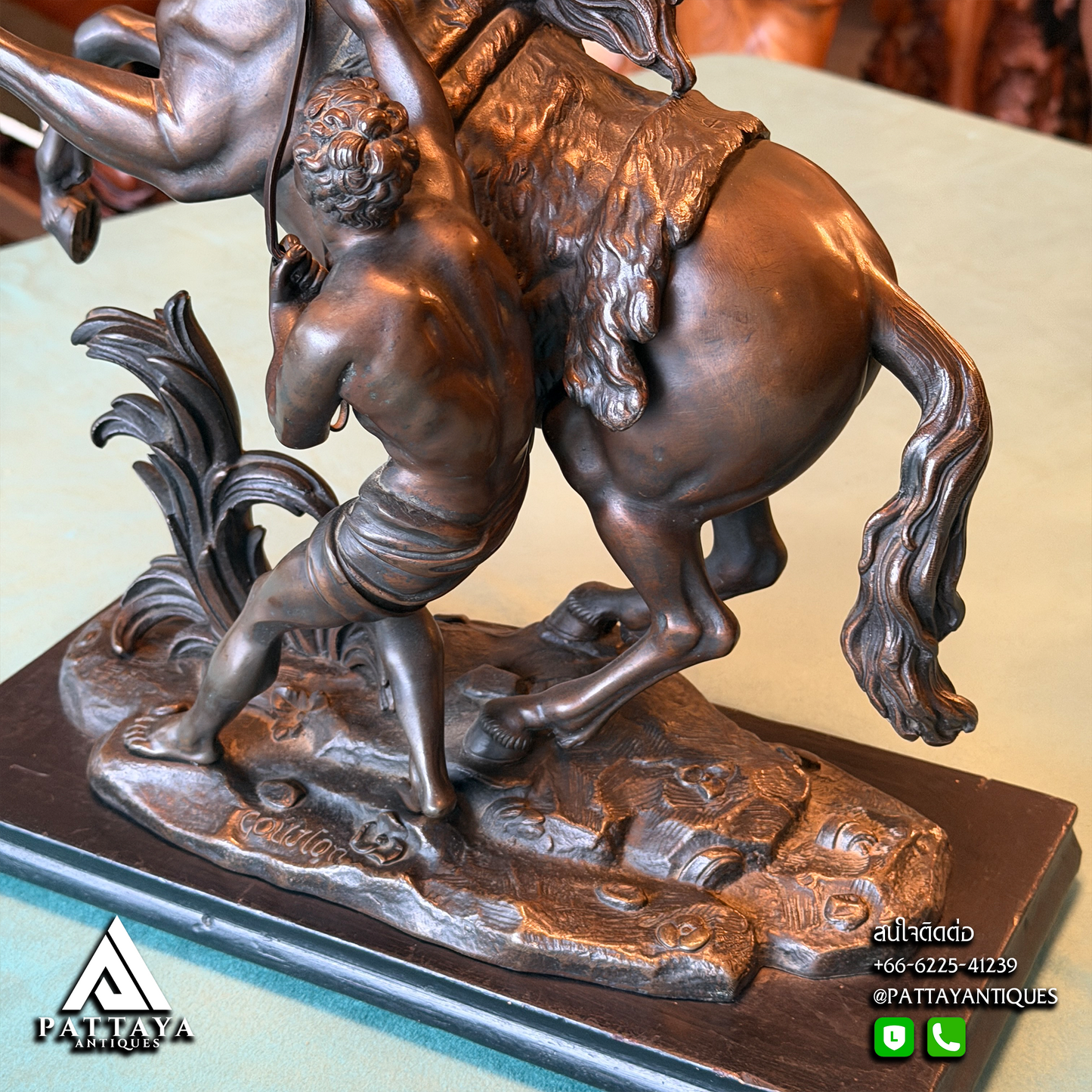 Bronze Sculpture Marly's Horse after Guillaume Coustou