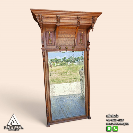 Large 19th Century Hallway Mirror