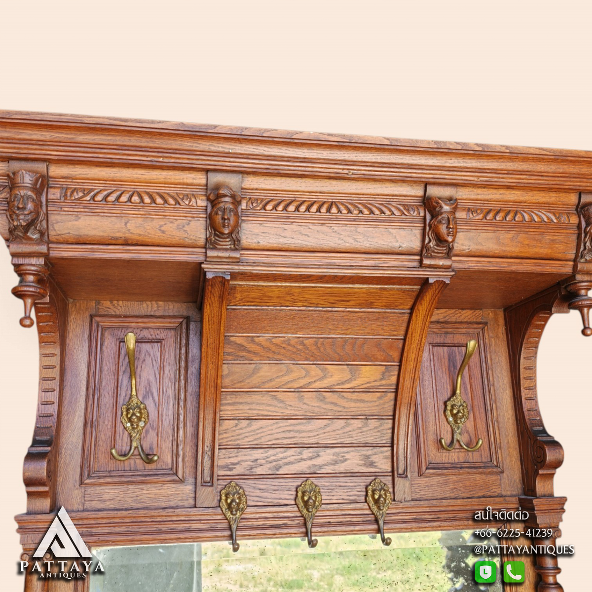 Large 19th Century Hallway Mirror