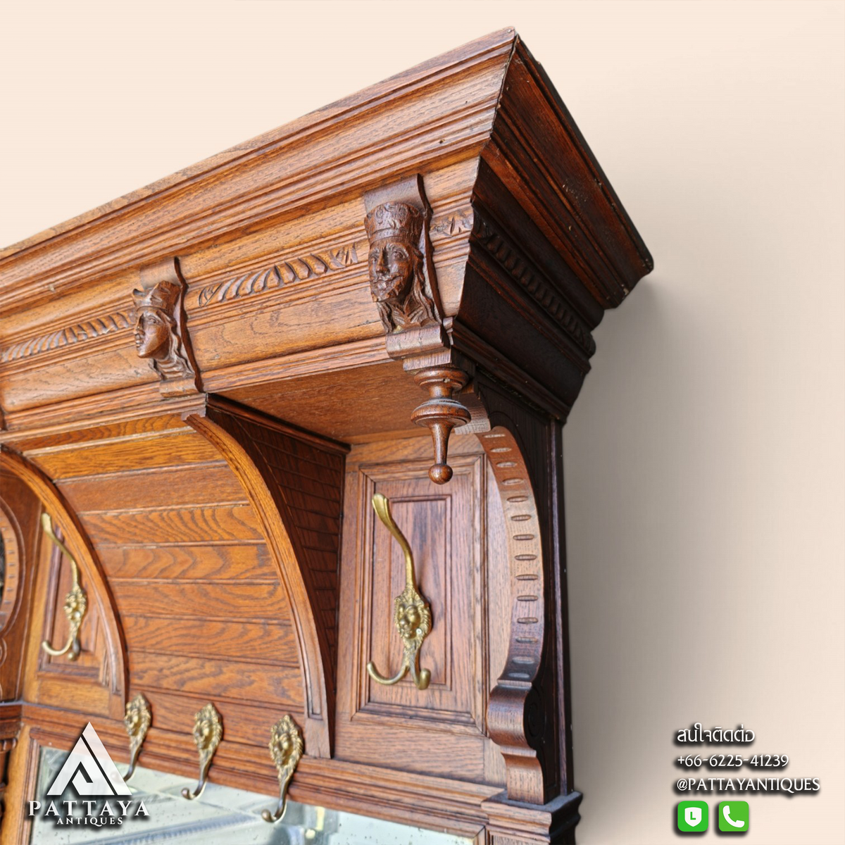 Large 19th Century Hallway Mirror