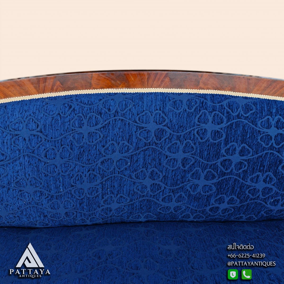 19th Century Charles X Style Sofa (Reupholstered)