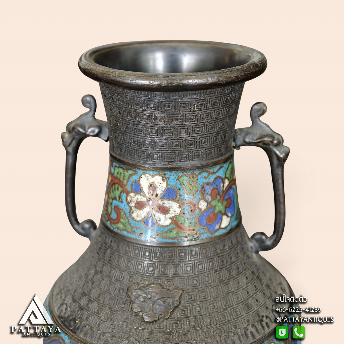 Japanese Cloissoné Vases
