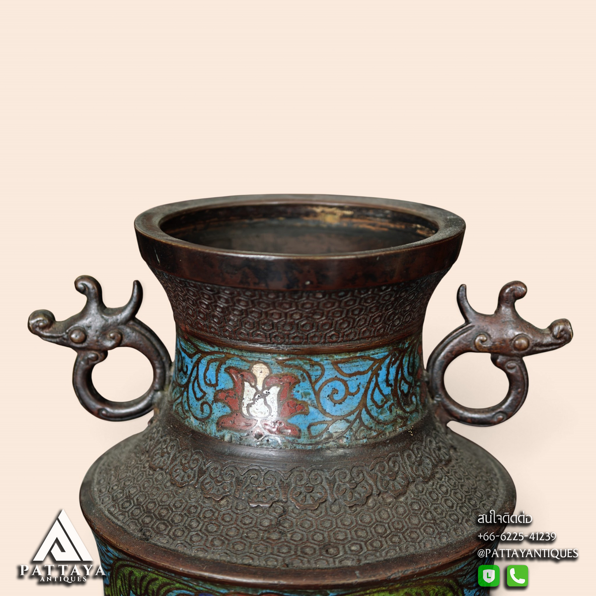 Japanese Cloissoné Vases