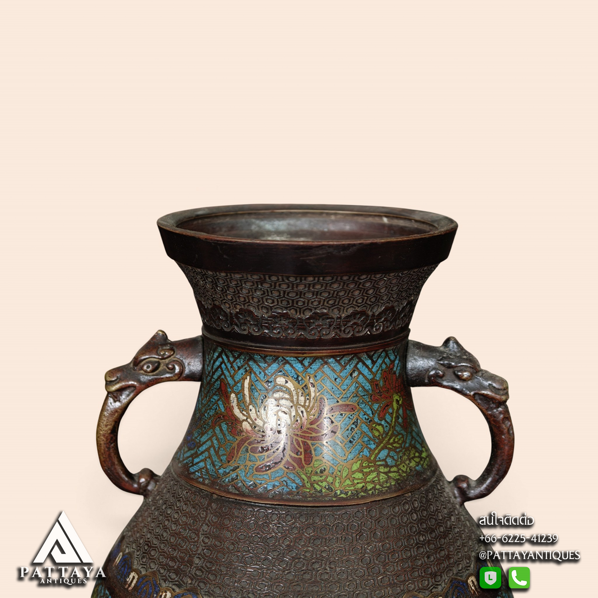 Japanese Cloissoné Vases