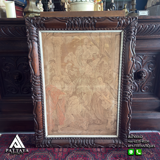 Antique Framed Tapestry