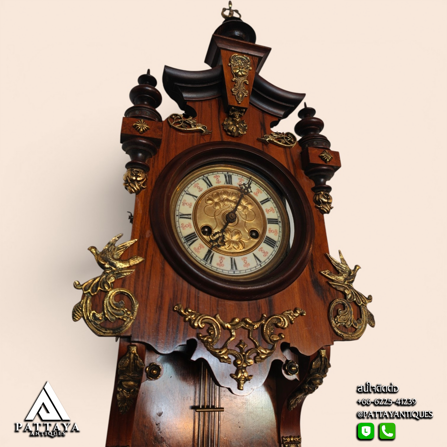German Wall Clock Lenzkirch Style