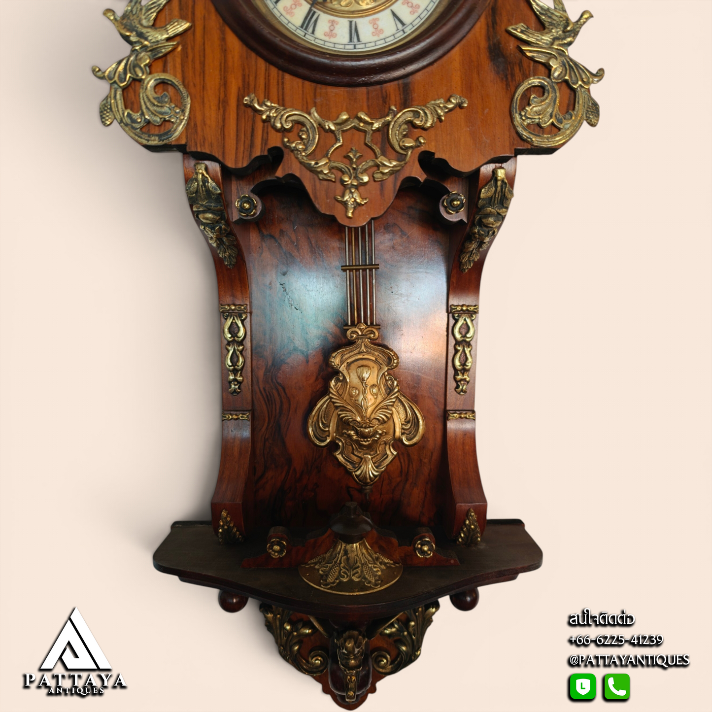 German Wall Clock Lenzkirch Style