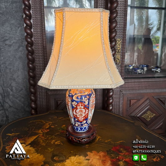 Japanese Imari Vase Table Lamp