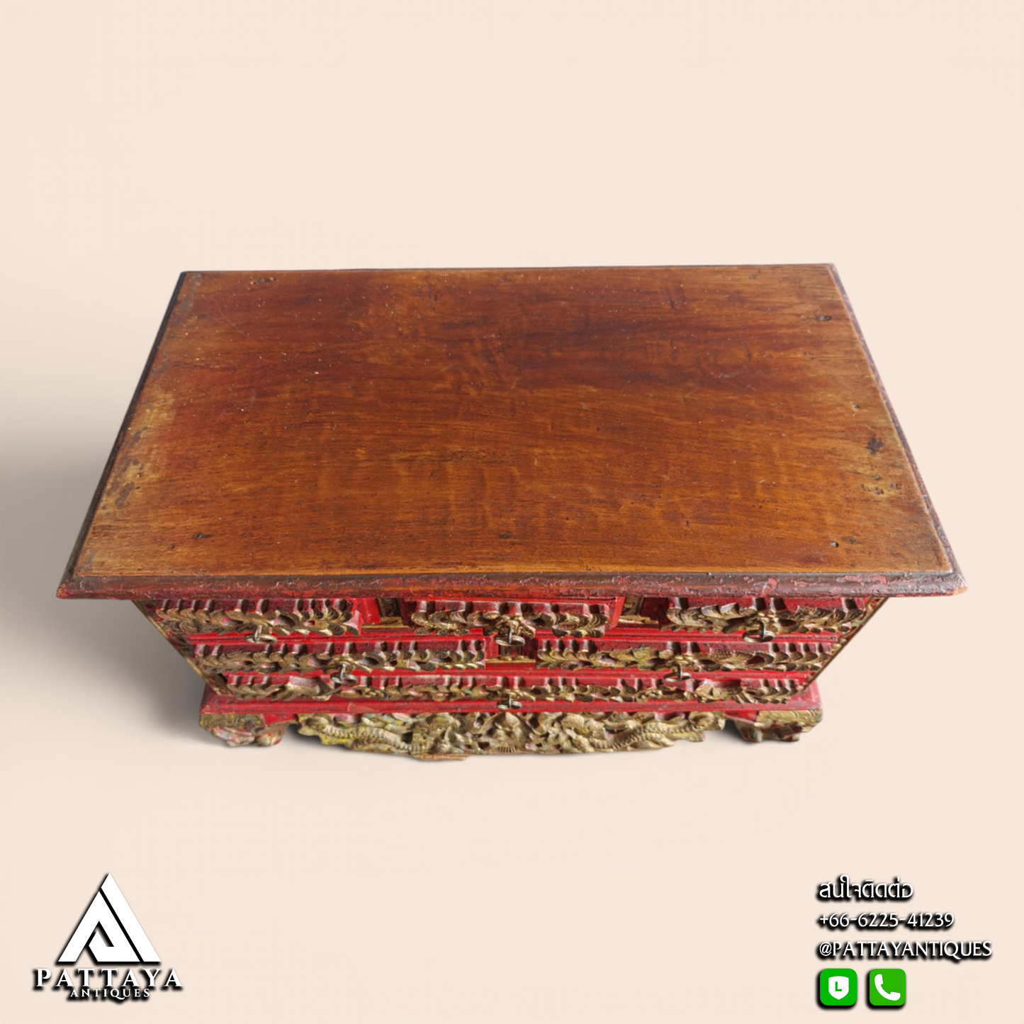 Indonesian Teak Treasure Box
