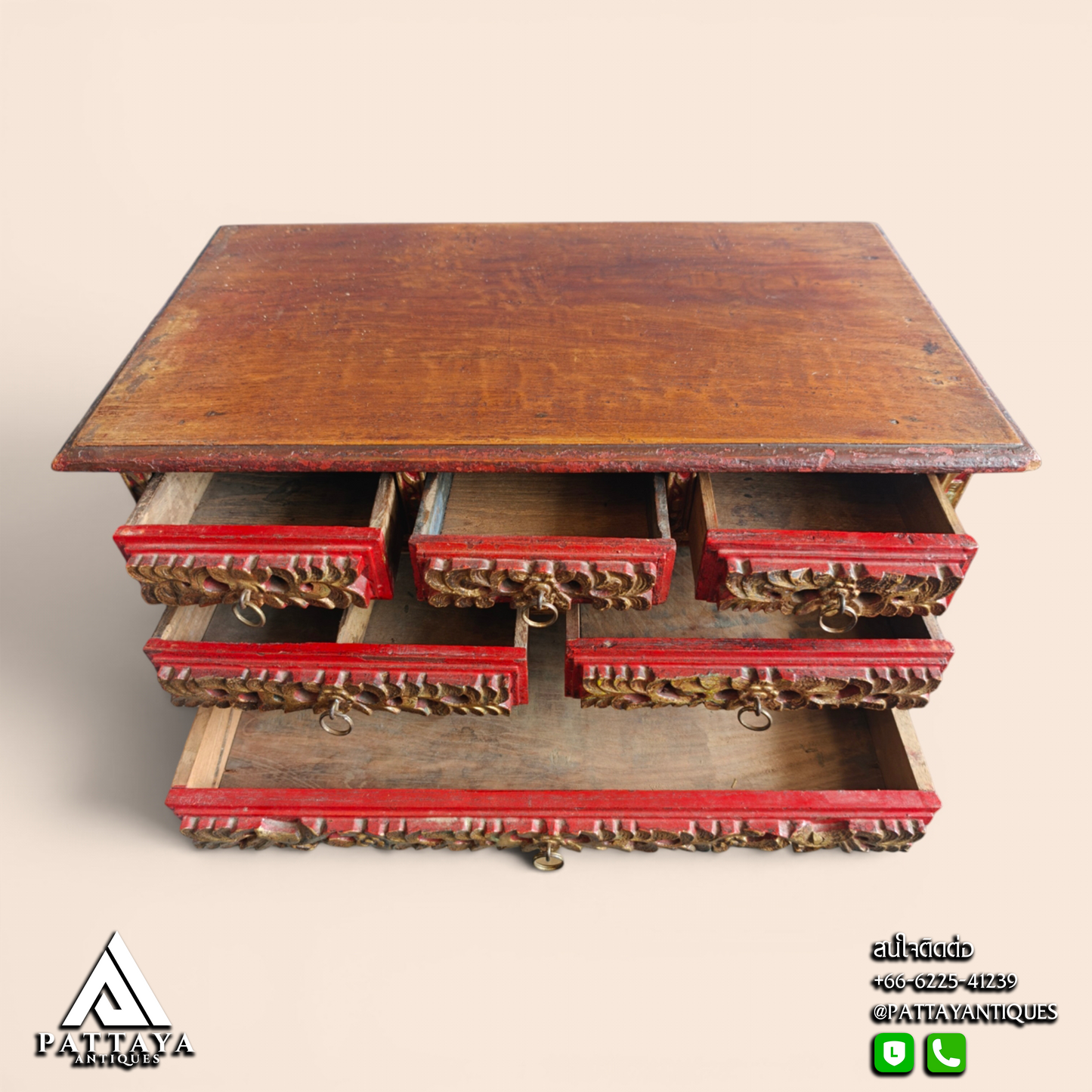 Indonesian Teak Treasure Box