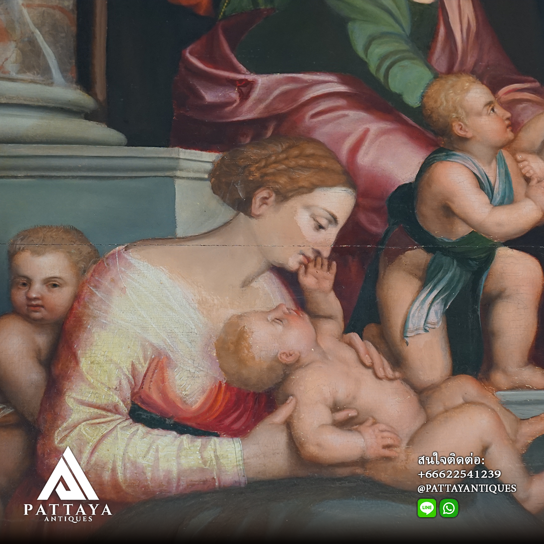Large rare painting attributed to Willem Key