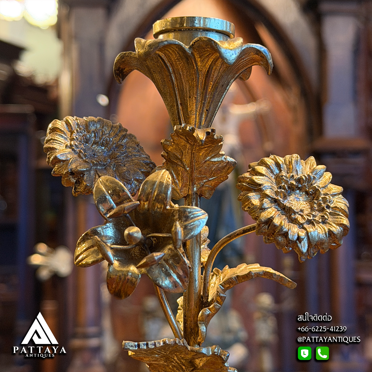 Pair of Cantonese Candelabras