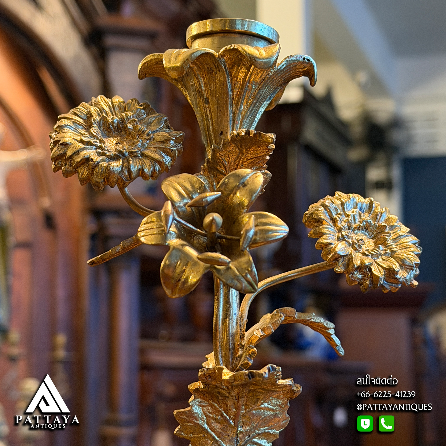 Pair of Cantonese Candelabras