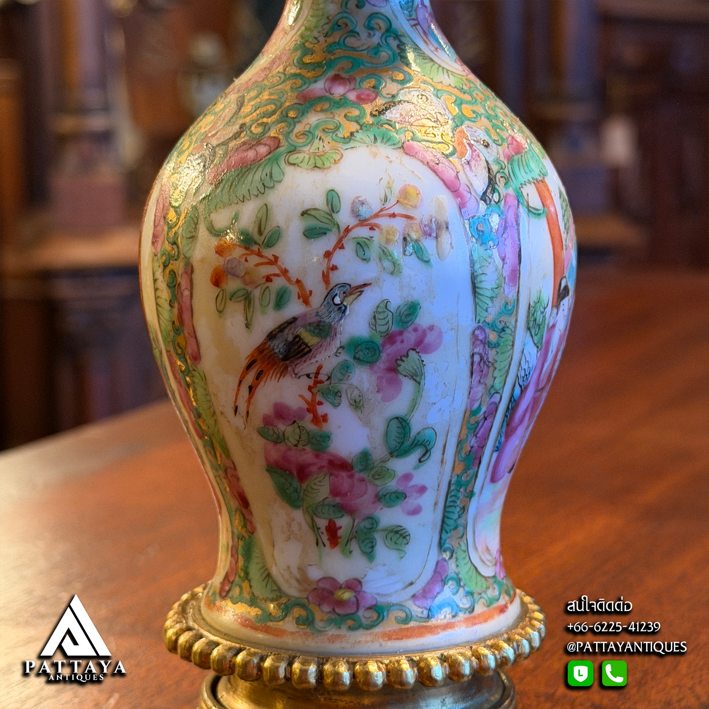 Pair of Cantonese Candelabras