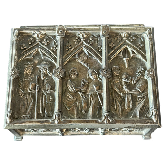 Decorative Religious alloy storage box