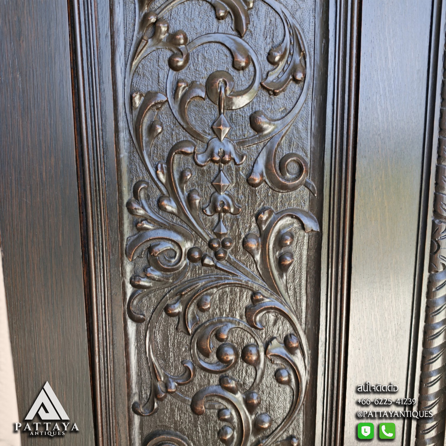 Large 19th Century Tall Hall Bench