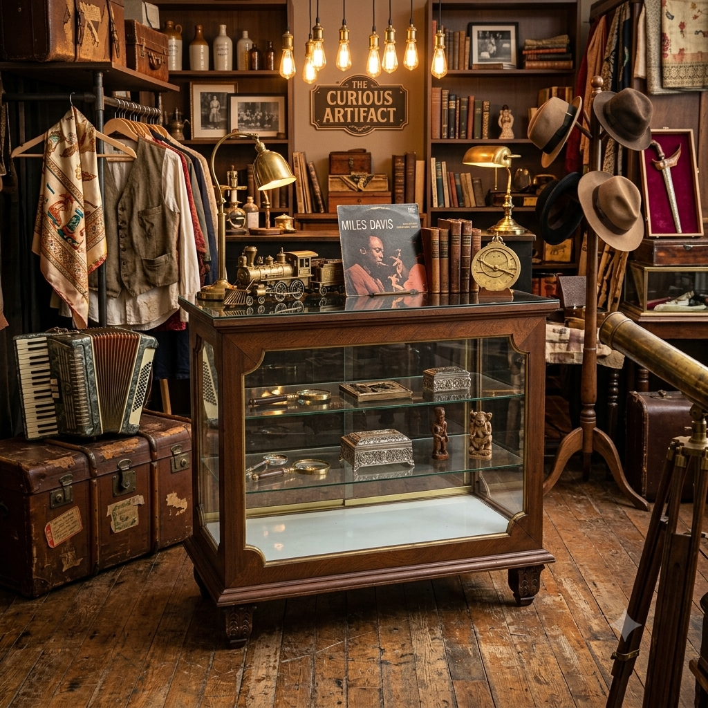 Vintage Shop Display Cabinet