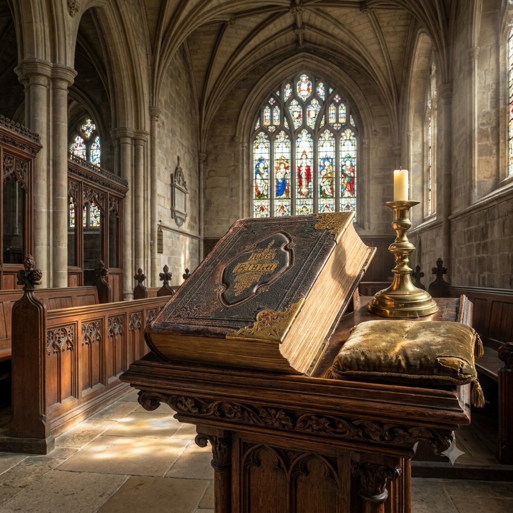 19th Century English Holy Bible (Restored)